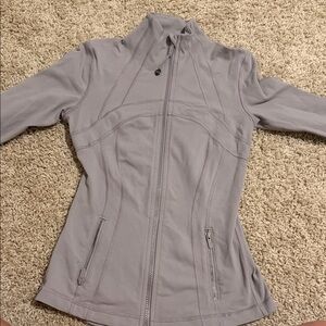 Mauve Grey Define Luon Jacket! Size 4.